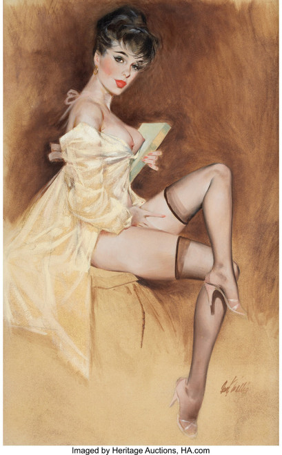 FRITZ WILLIS (American, 1907-1979). Time for Bed. Poster Canvas Movie Film Print