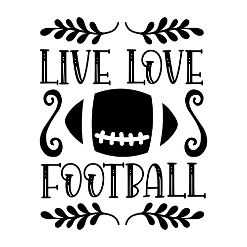LIVE LOVE FOOTBALL-01 (5) Sarcastic Poster Canvas Print A0 A1 A2 A3 A4 A5 A6 Art
