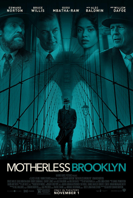 Motherless Brooklyn (2019)_2 Poster Canvas Movie Film Print A0 A1 A2 A3 A4 A5 A6