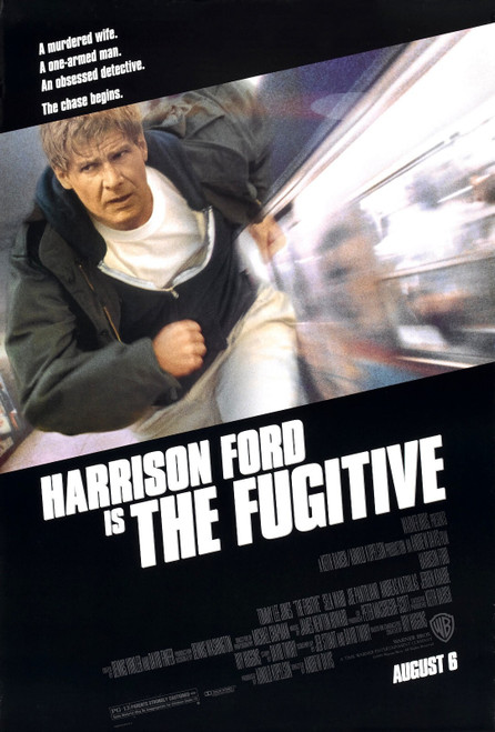 The Fugitive (1993)_1 Poster Canvas Movie Film Print A0 A1 A2 A3 A4 A5 A6 Art Wa