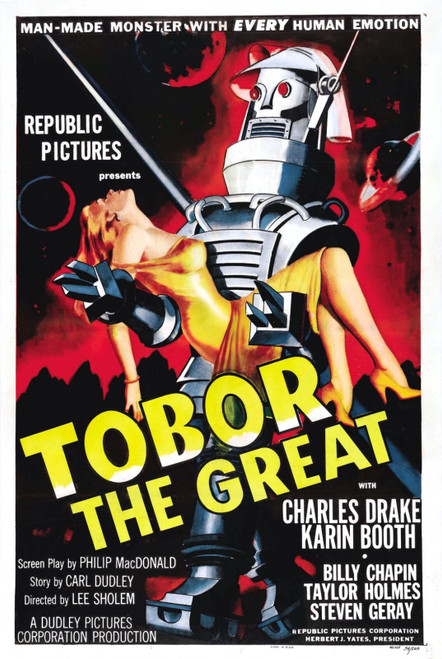 Tobor The Great 01 Poster Canvas Movie Film Print A0 A1 A2 A3 A4 A5 A6 Art Wall