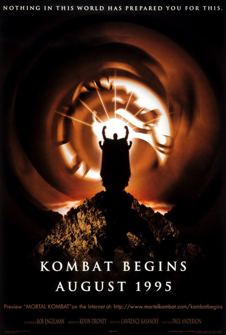 Mortal Kombat (1995)_1 Poster Canvas Movie Film Print A0 A1 A2 A3 A4 A5 A6 Art W