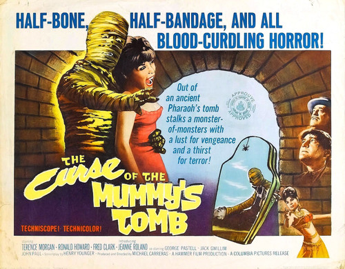 Curse Of Mummys Tomb 02 Poster Canvas Print Art Painting Decor Reprint wall A0 A