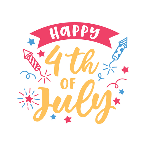Happy 4th Of July SVG Cut File (2) Poster Canvas Movie Film Print A0 A1 A2 A3 A4