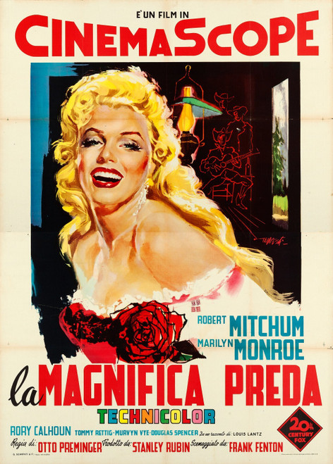 River of No Return (1954)_7 Poster Canvas Movie Film Print A0 A1 A2 A3 A4 A5 A6