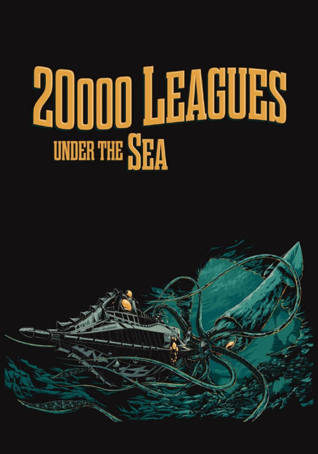 20,000 LEAGUES UNDER THE SEA (1954) 5 Poster Canvas Movie Film Print A0 A1 A2 A3