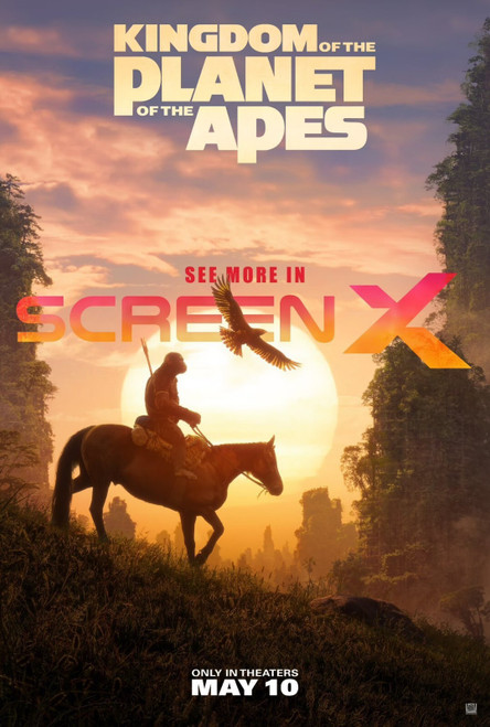 Kingdom of the Planet of the Apes (2024)_7 Poster Canvas Movie Film Print A0 A1