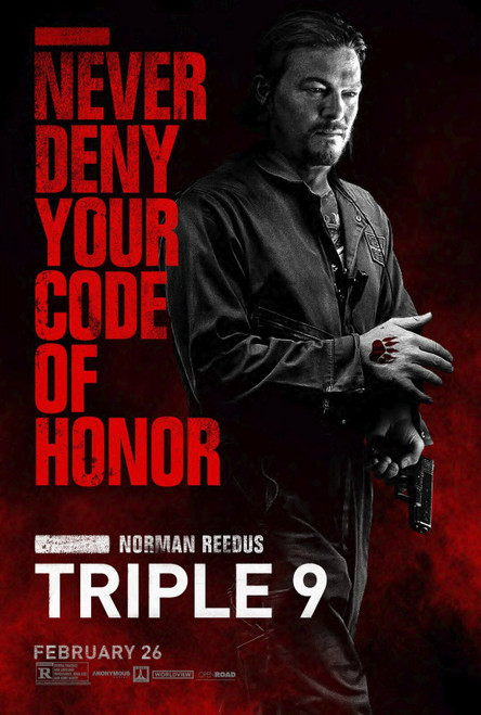 Triple 9 (2016)_17 Poster Canvas Movie Film Print A0 A1 A2 A3 A4 A5 A6 Art Wall