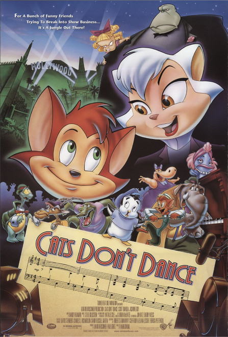 Cats Don_t Dance (1997)_0 Movie Film Poster Canvas iconic design