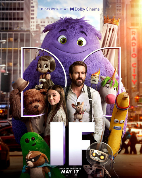 If (2024)_34 Poster Canvas Movie Film Print A0 A1 A2 A3 A4 A5 A6 Art Wall Decora
