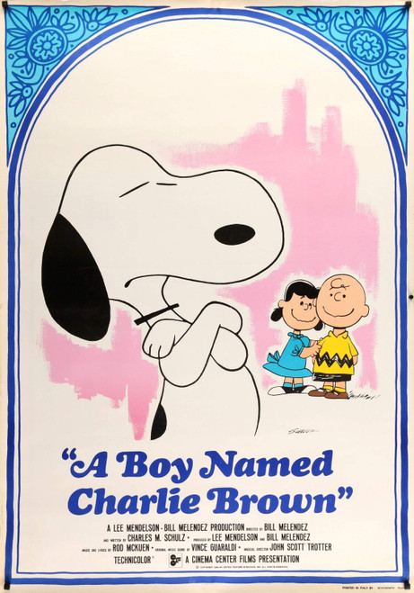 A Boy Named Charlie Brown (1969)_7 Movie Film Poster Canvas iconic design