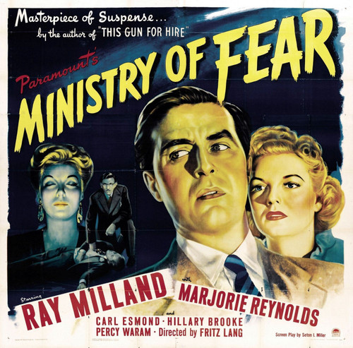 Ministry of Fear (1944)_3 Poster Canvas Movie Film Print A0 A1 A2 A3 A4 A5 A6 Ar