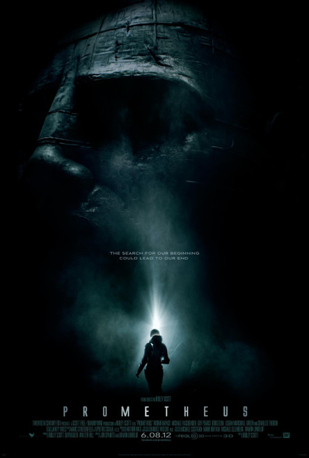 Prometheus 2012 Poster Canvas Movie Film Print A0 A1 A2 A3 A4 A5 A6 Art Wall Dec