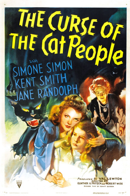 Curse Of Cat People 01 Poster Canvas Print Art Painting Decor Reprint wall A0 A1