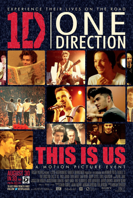 One Direction_ This Is Us (2013)_0 Poster Canvas Movie Film Print A0 A1 A2 A3 A4