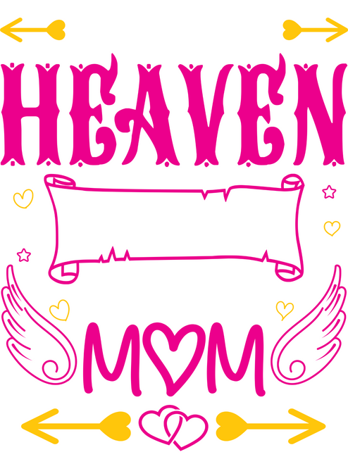 someone in heaven loves me i'm their mom Poster Canvas Movie Film Print A0 A1 A2