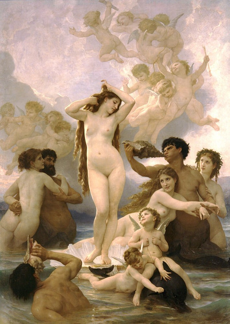 Bouguereau_Naissance_de_Venus Poster Canvas Movie Film Print A0 A1 A2 A3 A4 A5 A