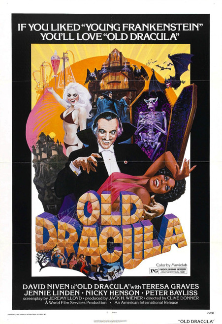 Old Dracula 03 Poster Canvas Movie Film Print A0 A1 A2 A3 A4 A5 A6 Art Wall Deco