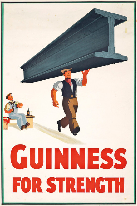 guinnessstrength Poster Canvas Movie Film Print A0 A1 A2 A3 A4 A5 A6 Art Wall De