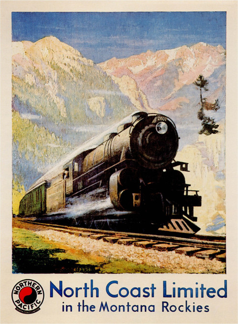 Transport poster - North Coast Limited Poster Canvas Movie Film Print A0 A1 A2 A