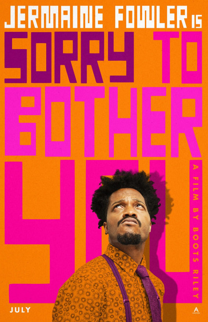 Sorry to Bother You (2018)_6 Poster Canvas Movie Film Print A0 A1 A2 A3 A4 A5 A6