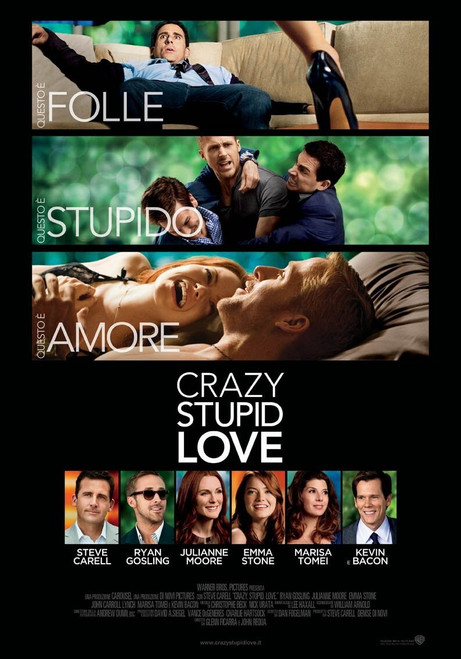 Crazy, Stupid, Love. (2011)_7 Movie Film Poster Canvas iconic design