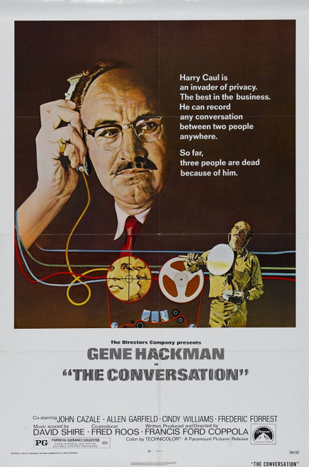 The Conversation (1974)_1 Poster Canvas Movie Film Print A0 A1 A2 A3 A4 A5 A6 Ar