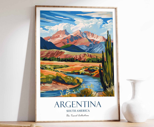10_Argentina Print, Argentina Travel Poster, South American Travel Print, Tropic