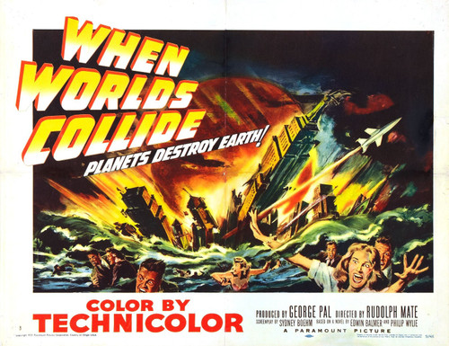 When Worlds Collide 03 Poster Canvas Movie Film Print A0 A1 A2 A3 A4 A5 A6 Art W