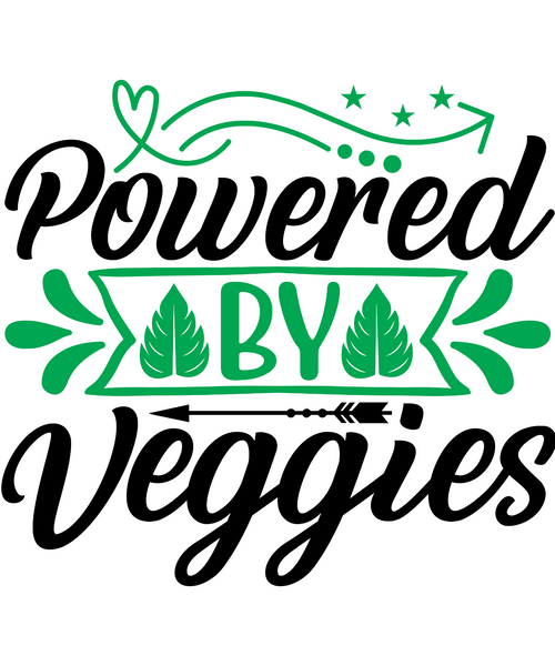 Powered by veggies-01 (5) Funny Creative Poster Canvas Movie Film Print A0 A1 A2