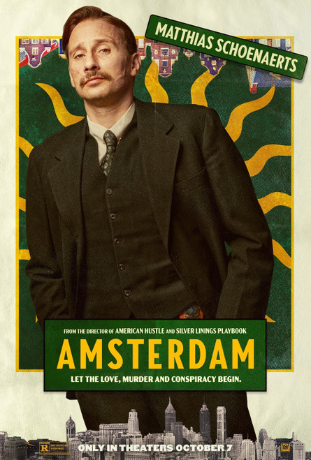 Amsterdam (2022)_14 Movie Film Poster Canvas iconic design