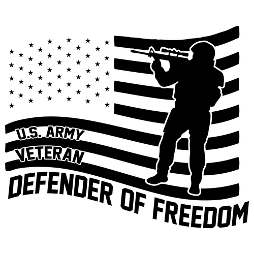 u.s. army veteran defender of freedom--01 Poster Canvas Movie Film Print A0 A1 A