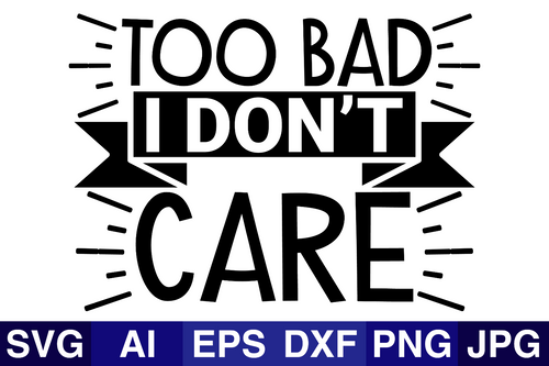 Too bad i don't care-01-01 Poster Canvas Movie Film Print A0 A1 A2 A3 A4 A5 A6 A
