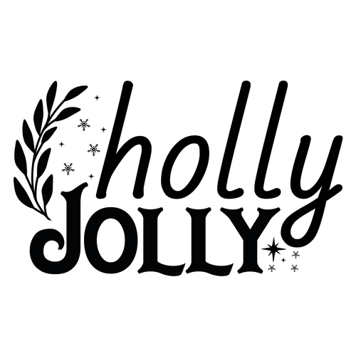Holly Jolly-01 Poster Canvas Movie Film Print A0 A1 A2 A3 A4 A5 A6 Art Wall Deco