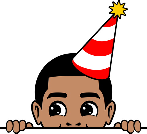 PEEKABOO AFRO BIRTHDAY BOY (2) Poster Canvas Movie Film Print A0 A1 A2 A3 A4 A5