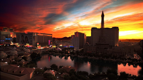 las_vegas_sunrise_wallpaper_1920_1200_ Poster Canvas Movie Film Print A0 A1 A2 A