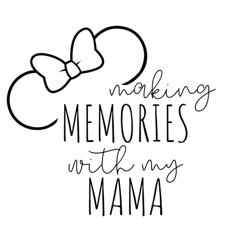 making memories with my mama bow (2) Poster Canvas Movie Film Print A0 A1 A2 A3