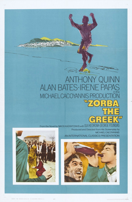 Zorba the Greek (1964)_1 Poster Canvas Movie Film Print A0 A1 A2 A3 A4 A5 A6 Art