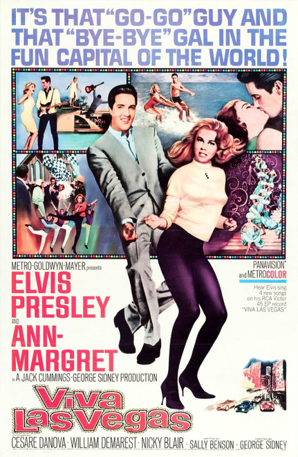 Viva Las Vegas (1964)_2 Poster Canvas Movie Film Print A0 A1 A2 A3 A4 A5 A6 Art