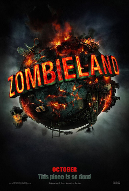 Zombieland (2009)_1 Poster Canvas Movie Film Print A0 A1 A2 A3 A4 A5 A6 Art Wall