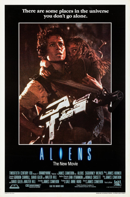 Aliens (1986)_4 Movie Film Poster Canvas iconic design