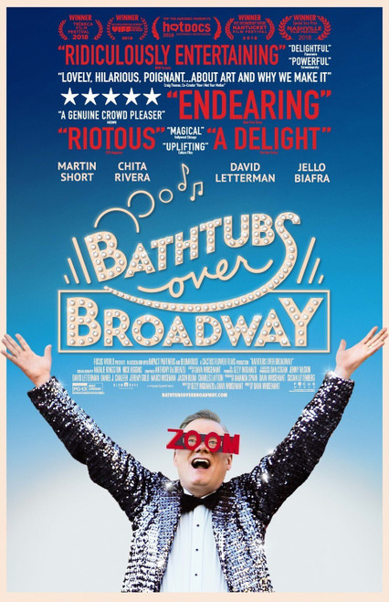 Bathtubs Over Broadway (2018)_0 Movie Film Poster Canvas iconic design