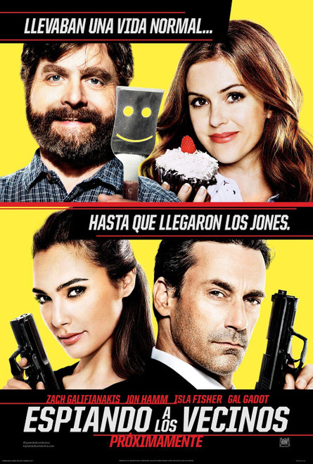 Keeping Up with the Joneses (2016)_2 Poster Canvas Movie Film Print A0 A1 A2 A3