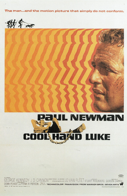Cool Hand Luke- US 1967 Poster Canvas Movie Film Print A0 A1 A2 A3 A4 A5 A6 Art