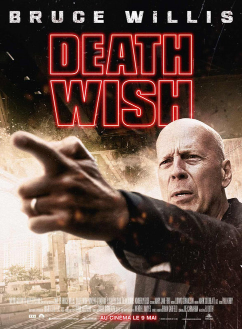 Death Wish (2018)_8 Movie Film Poster Canvas iconic design
