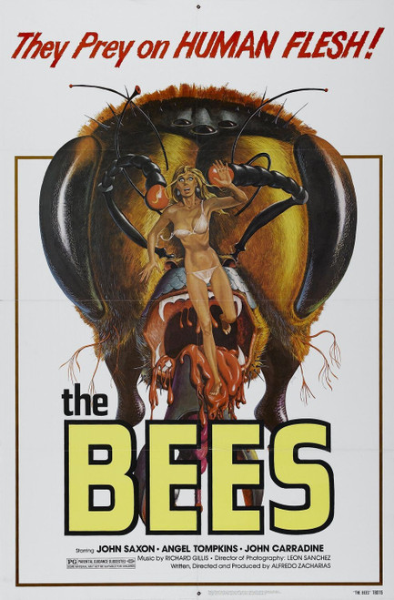 The Bees (1978)_0 Poster Canvas Movie Film Print A0 A1 A2 A3 A4 A5 A6 Art Wall D