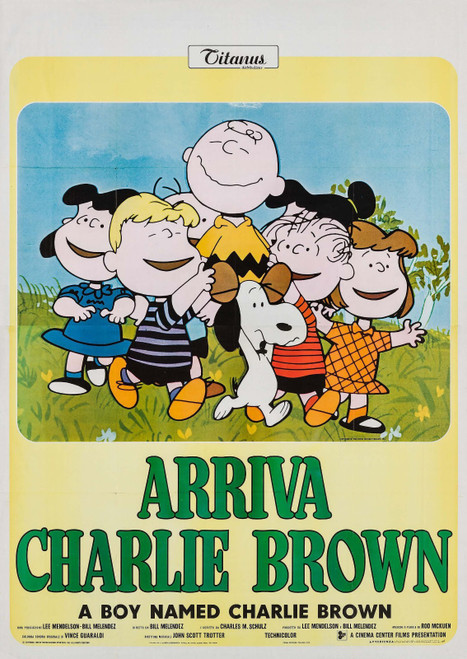 A Boy Named Charlie Brown (1969)_6 Movie Film Poster Canvas iconic design