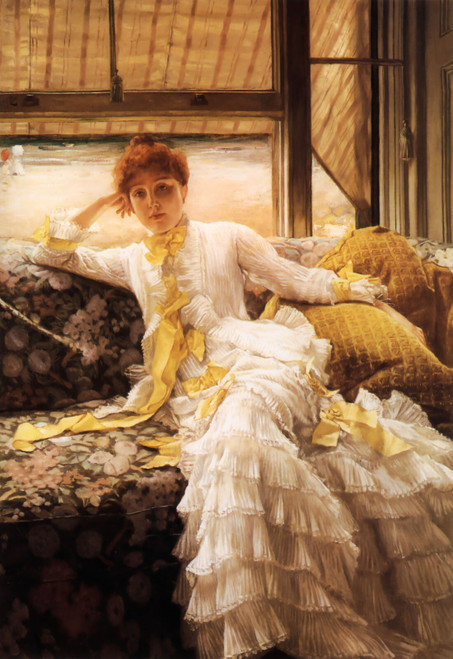 James_Tissot_-_Seaside Poster Canvas Movie Film Print A0 A1 A2 A3 A4 A5 A6 Art W