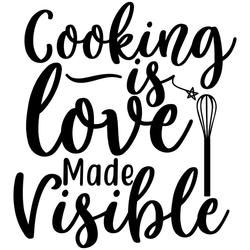 Cooking is love made visible 2-01 Poster Canvas Movie Film Print A0 A1 A2 A3 A4