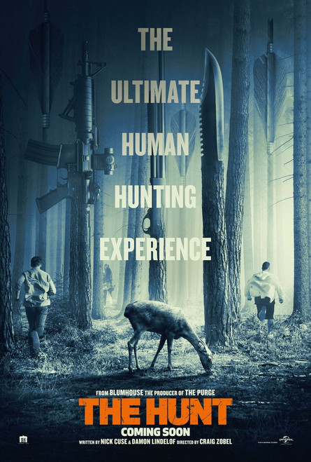 The Hunt (2020)_3 Poster Canvas Movie Film Print A0 A1 A2 A3 A4 A5 A6 Art Wall D